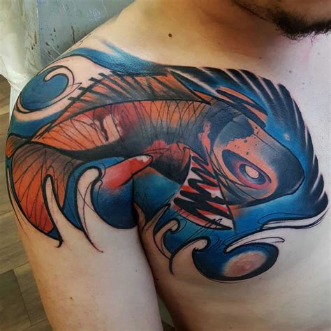 Stunning Koi Fish Sternum Tattoo Designs for a Unique Statement